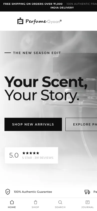 Perfume Gyaan — mobile screenshot