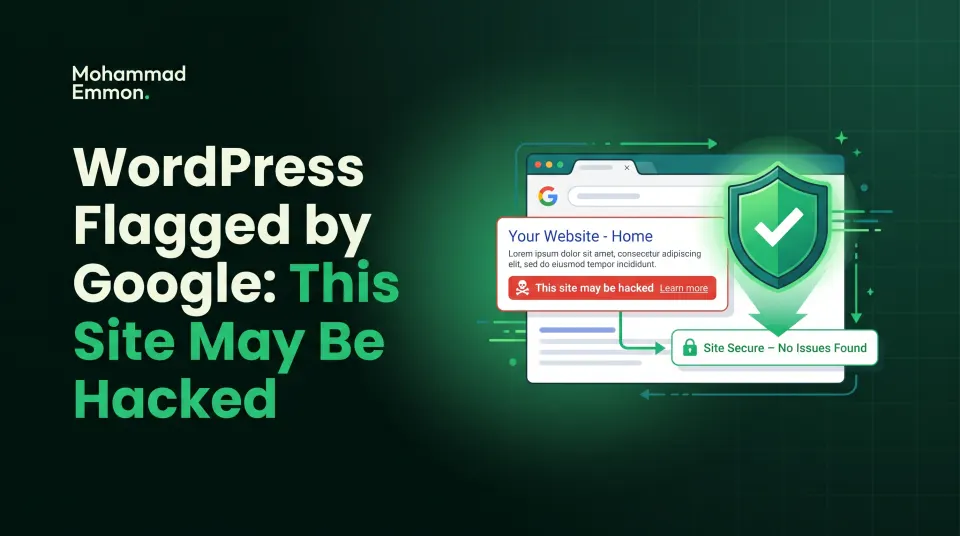 WordPress flagged by Google "this site may be hacked" — how to fix it