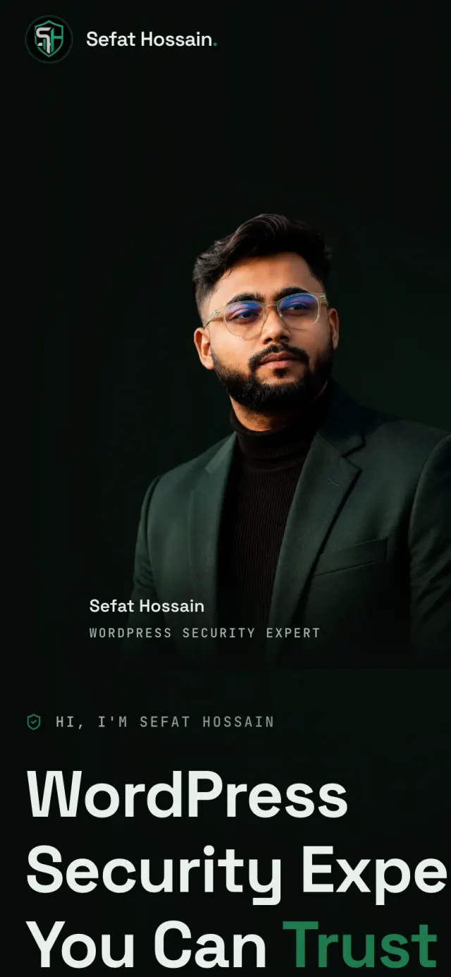 Sefat Hossain — mobile screenshot