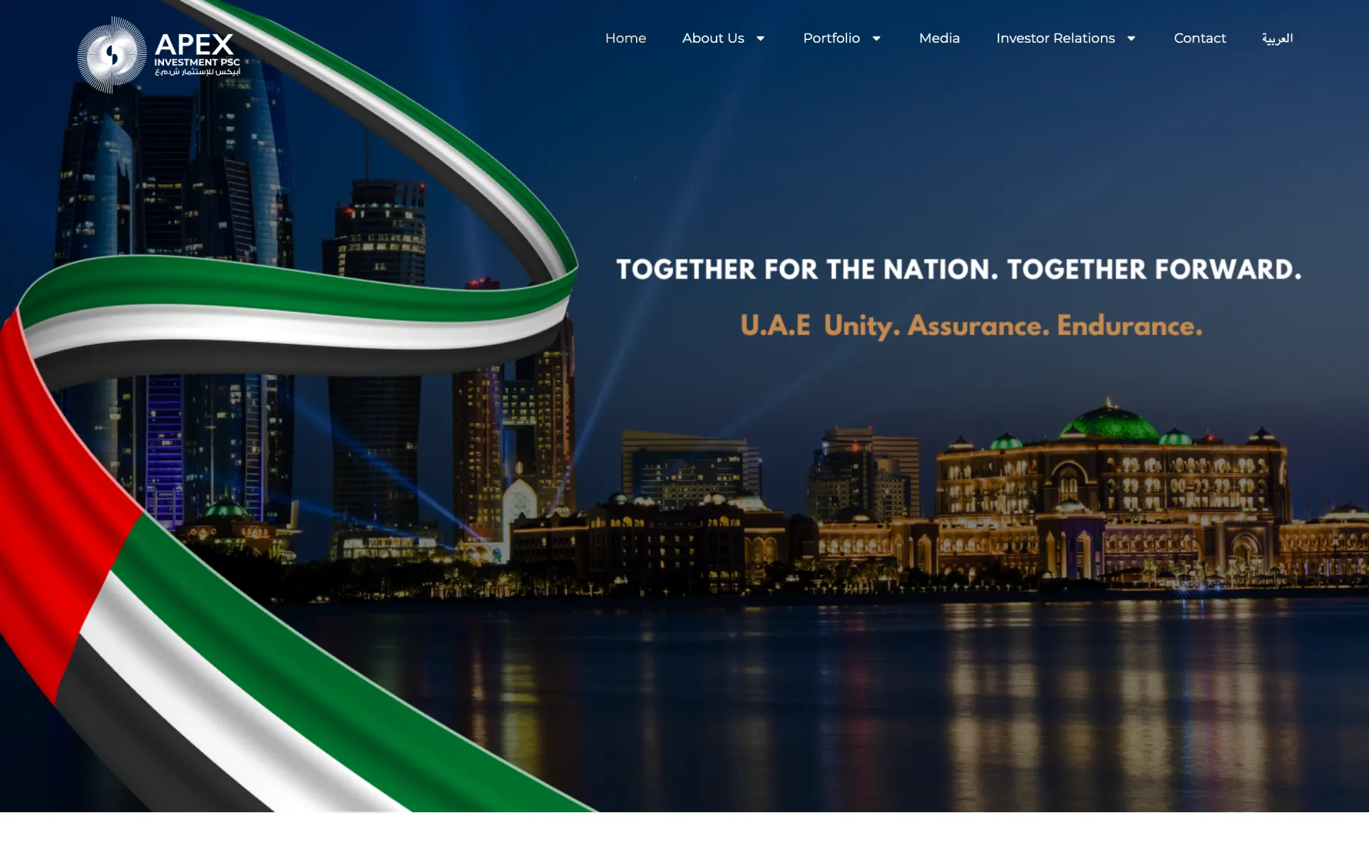 Apex Holding — website screenshot