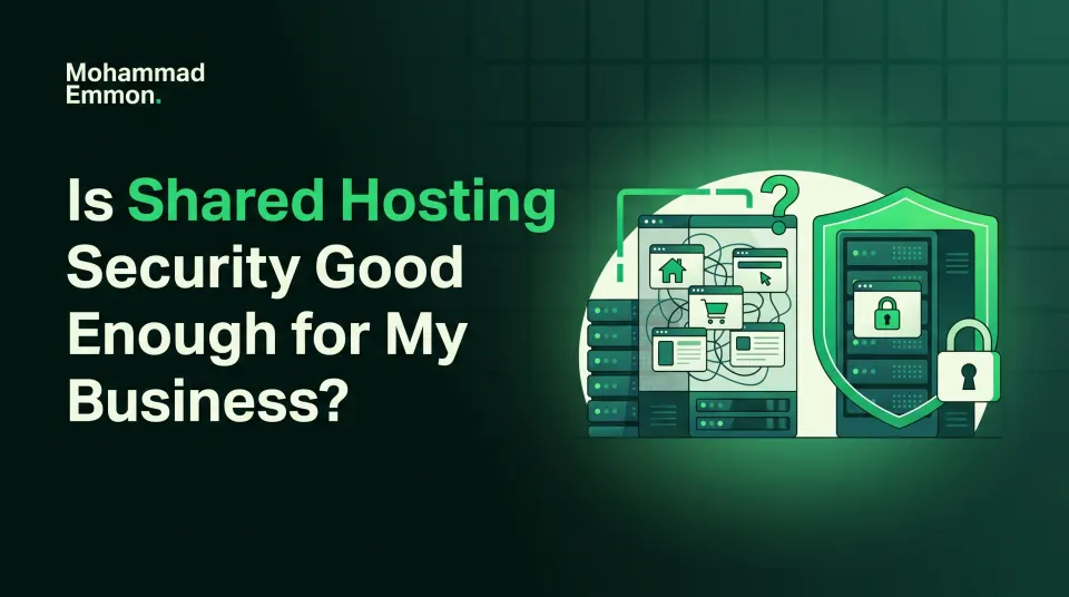 Is shared hosting security actually good enough for my business?